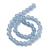 Imitation Jade Glass Round Beads Strands GLAA-A016-01D-3