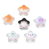 Luminous Transparent Resin Cabochons CRES-A062-01-3