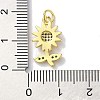 Rack Plating Brass Micro Pave Cubic Zirconia Pendants KK-Z039-10G-3