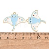 Alloy Enamel Pendants AL-CBA5FAE-03G-B-2