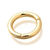 Rack Plating Ring Brass Spring Gate Clasps KK-M309-36G-2