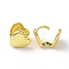 Rack Plating Brass Heart Hoop Earrings for Women EJEW-M215-04G-3