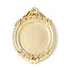 Brass Pendant Cabochon Settings LS-KK-V005-01G-01-1