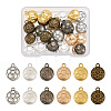 36Pcs 6 Colors Alloy Charms FIND-CW0001-19-9