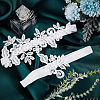 Polyester Lace Elastic Bridal Garters DIY-WH0308-149A-5