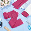 95% Cotton & 5% Spandex Fiber Ribbing Fabric for Cuffs OCOR-WH0082-148A-5