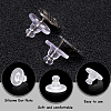 Clear Silicone Full-covered Ear Nuts FIND-SP0001-18C-6