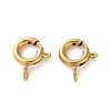 Ion Plating(IP) 304 Stainless Steel Spring Ring Clasps STAS-C114-04B-G-1