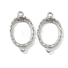 925 Sterling Silver Connector Cabochon Settings STER-NH0019-01P-01-1
