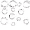 12Pcs 3 Styles Brass Open Jump Rings KK-TA0008-82P-3