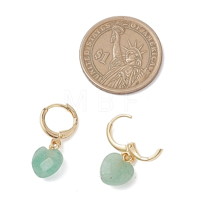 Brass Hoop Earrings EJEW-JE06907-1