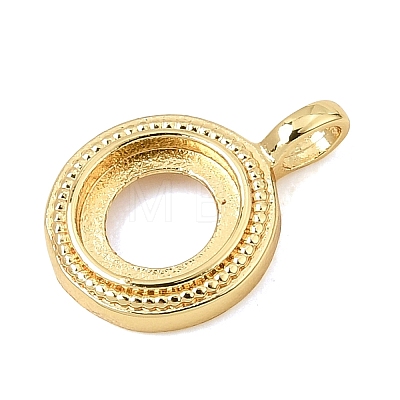 Brass Pendant Cabochon Settings KK-CBA968C-03G-05-1