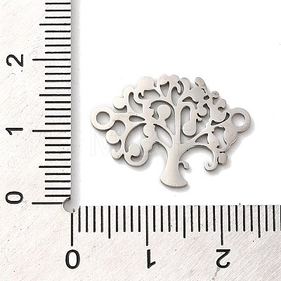 304 Stainless Steel Connector Charms STAS-D013-02C-P-1