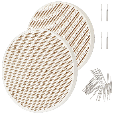 Quartz Honeycomb Ceramic Soldering Boards AJEW-OC0005-53B-1