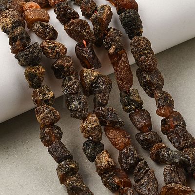 Raw Rough Natural Amber Beads Strands GG-CBAC13F-D01-03-1