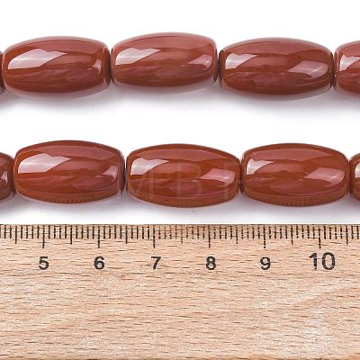 Oval Natural Carnelian Beads Strands G-D622-06-G-A-1