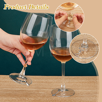 Sports Theme Tibetan Style Alloy Wine Glass Charms AJEW-AB00120-1