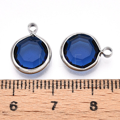 K9 Glass Charms GLAA-T023-37B-06-1