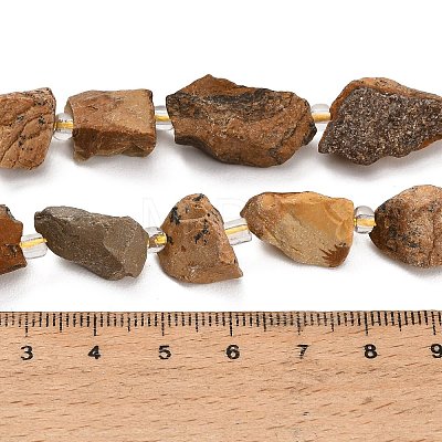 Natural Picture Jasper Beads Strands GG-CBA0B77-A08-03-1