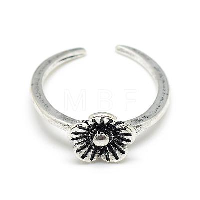 Adjustable Alloy Cuff Finger Rings RJEW-S038-079-1