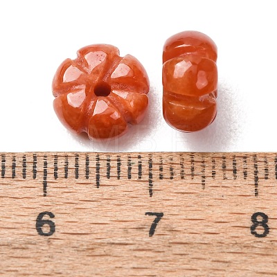 Dyed Natural Myanmar Jade Carved Beads GG-CBABA9C-04B-1