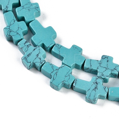 Synthetic Turquoise Beads Strands G-I369-A09-01-1