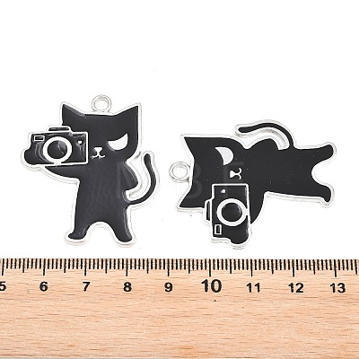 Alloy Enamel Pendants ENAM-L056-02P-03-1