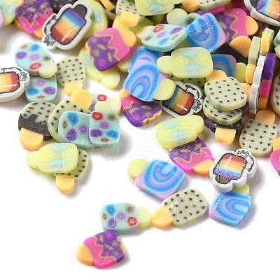 Handmade Polymer Clay Beads CLAY-B004-02-1