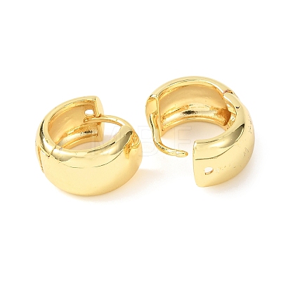 Brass Hoop Earrings EJEW-Q015-21C-G-1