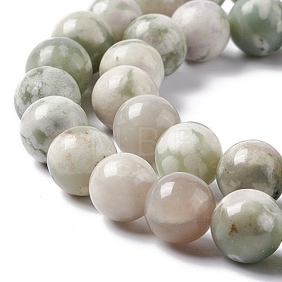 Natural Peace Jade Beads Strands G-G905-07-6MM-1