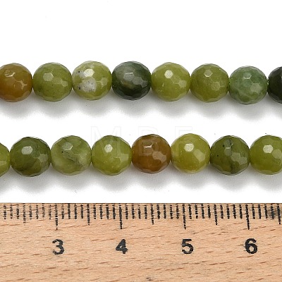 Natural Sinkiang Jade Beads Strands G-L642-F06-6mm-1