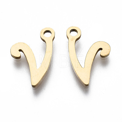 201 Stainless Steel Charms STAS-T044-217G-V-1