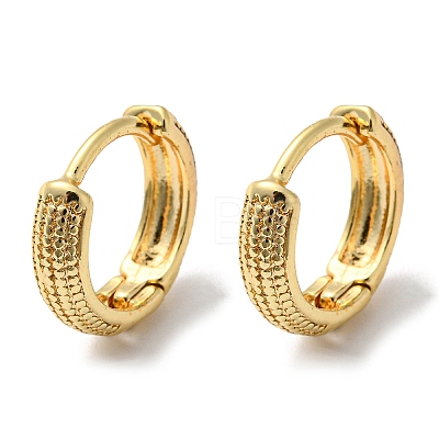 Brass Hollow Hoop Earrings EJEW-M236-01F-G-1