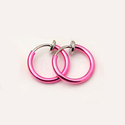 Brass Clip-on Earrings for Women WG23246-44-1