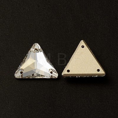 Triangle Shape Sew on Rhinestone GLAA-A024-06A-001TR-1