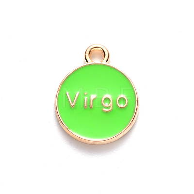 Alloy Enamel Pendants LS-X-ENAM-S124-01B-06B-1