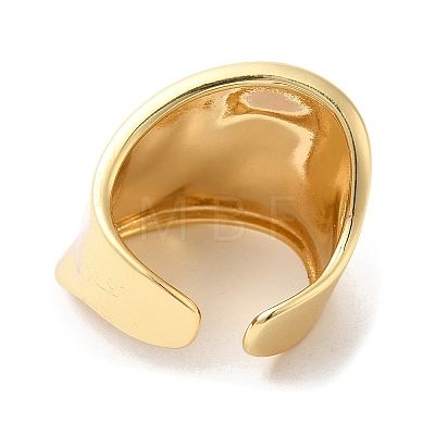 Brass Open Cuff Rings RJEW-P098-22G-1