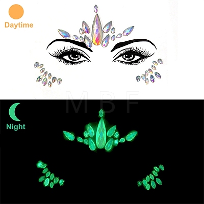 Luminous Glow in the Dark Removable Temporary Water Proof Tattoos Paper Stickers PW-WGF5E01-22-1