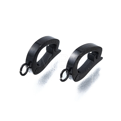 304 Stainless Steel Fold Over Clasps STAS-H233-05EB-1