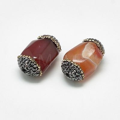 Natural Carnelian Beads G-Q982-B03-1