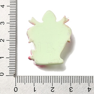 Electroplate Opaque Resin Cabochons RESI-S10-03C-1