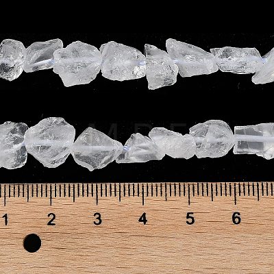 Raw Rough Natural Crystal Quartz Beads Strands G-B065-C12-1