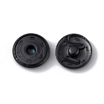 202 Stainless Steel Snap Buttons BUTT-I017-01E-B-1