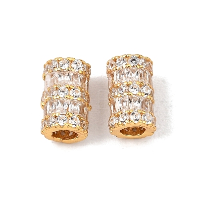 925 Sterling Silver Micro Pave Clear Cubic Zirconia Beads SE-CBAF1B2-16D-G-1