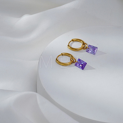304 Stainless Steel Hoop Earrings AY4063-3-1