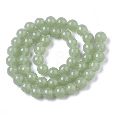 Synthetic Luminous Stone Beads Strands G-T129-12C-1