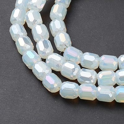 Imitation Jade Glass Beads Strands EGLA-K015-04E-1