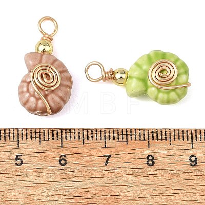 Handmade Porcelain Pendants PALLOY-JF05988-02-1