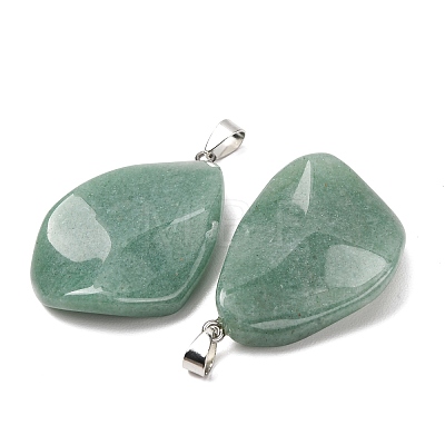 Natural Green Aventurine Pendants GG-K002-05M-1