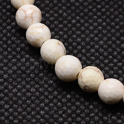 Natural Magnesite Beads Strands TURQ-L017-3mm-02A-1
